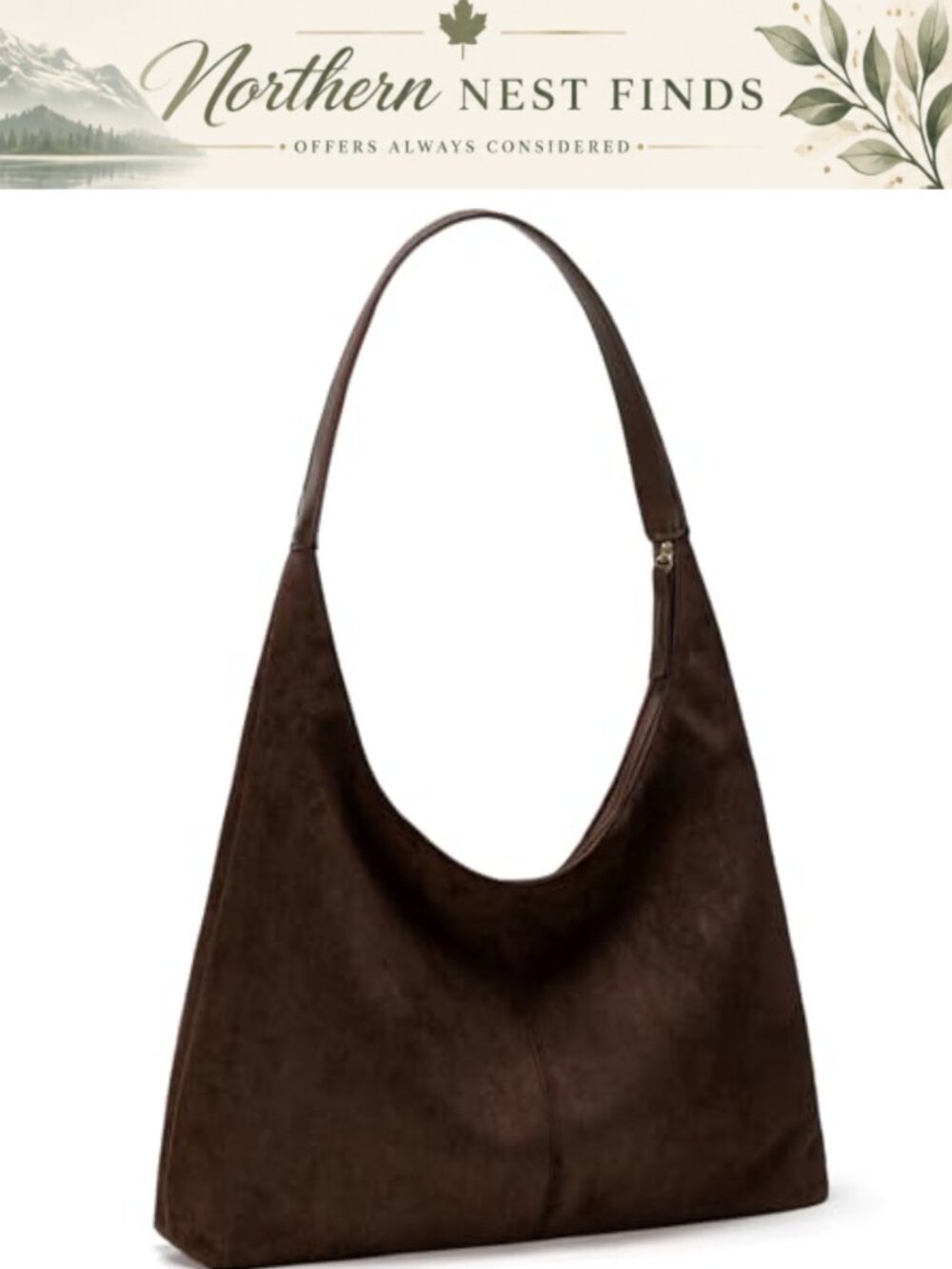 WantGor Vegan Leather Large Tote Shoulder Bag Hobo Purse for Women